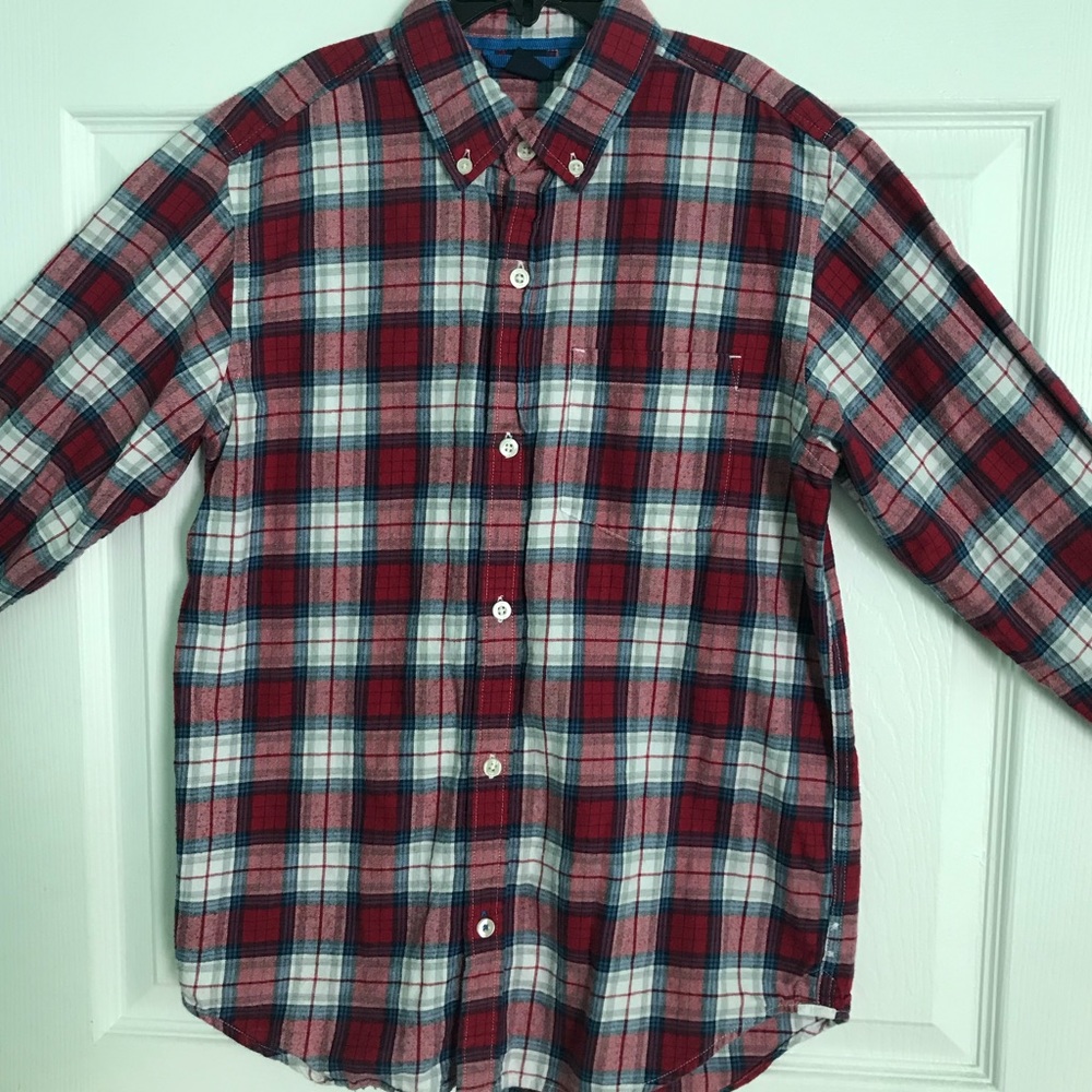💜4/$15💜 Red and blue GAP kids flannel